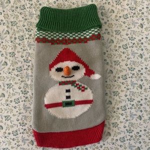 Snowman Christmas Cat Sweater